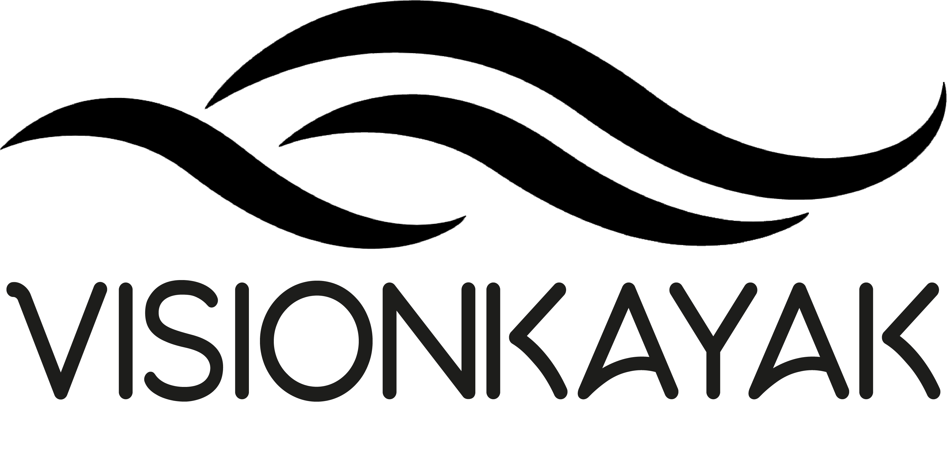 VisionKayak - ture i glaskajakker / gennemsigtig kajak på Limfjorden ved Skive - Logo - Vision Kayak